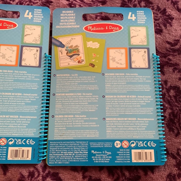 Melissa and Doug, Water reveal reusable scenes, Sea Life, - Picture 3 of 5